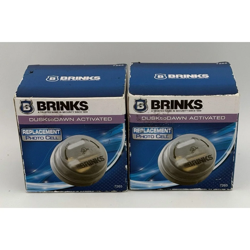 2 Brinks 7265 Dusk to Dawn Replacement Photo Cell Sensor NEW